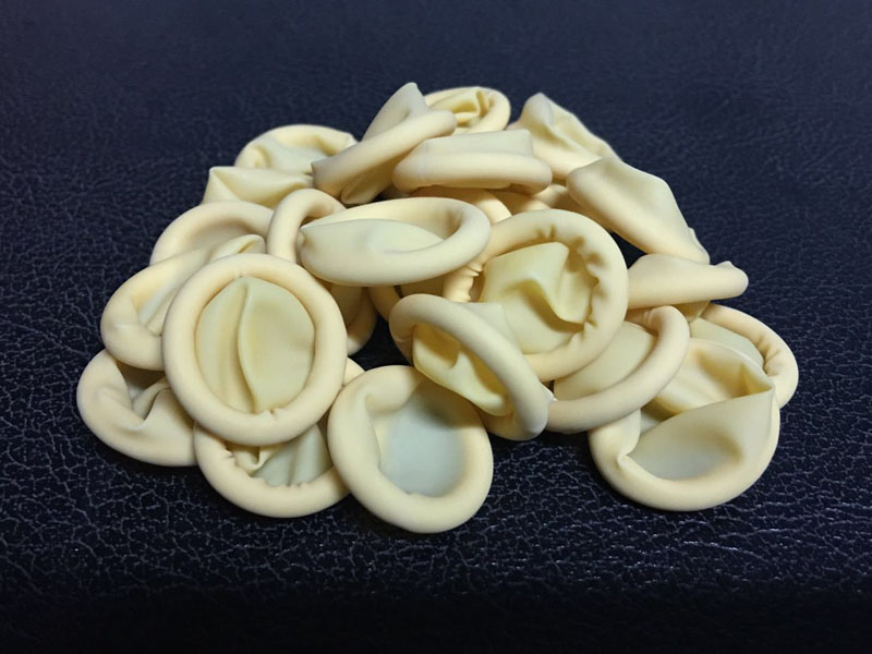 國產米黃色手指套